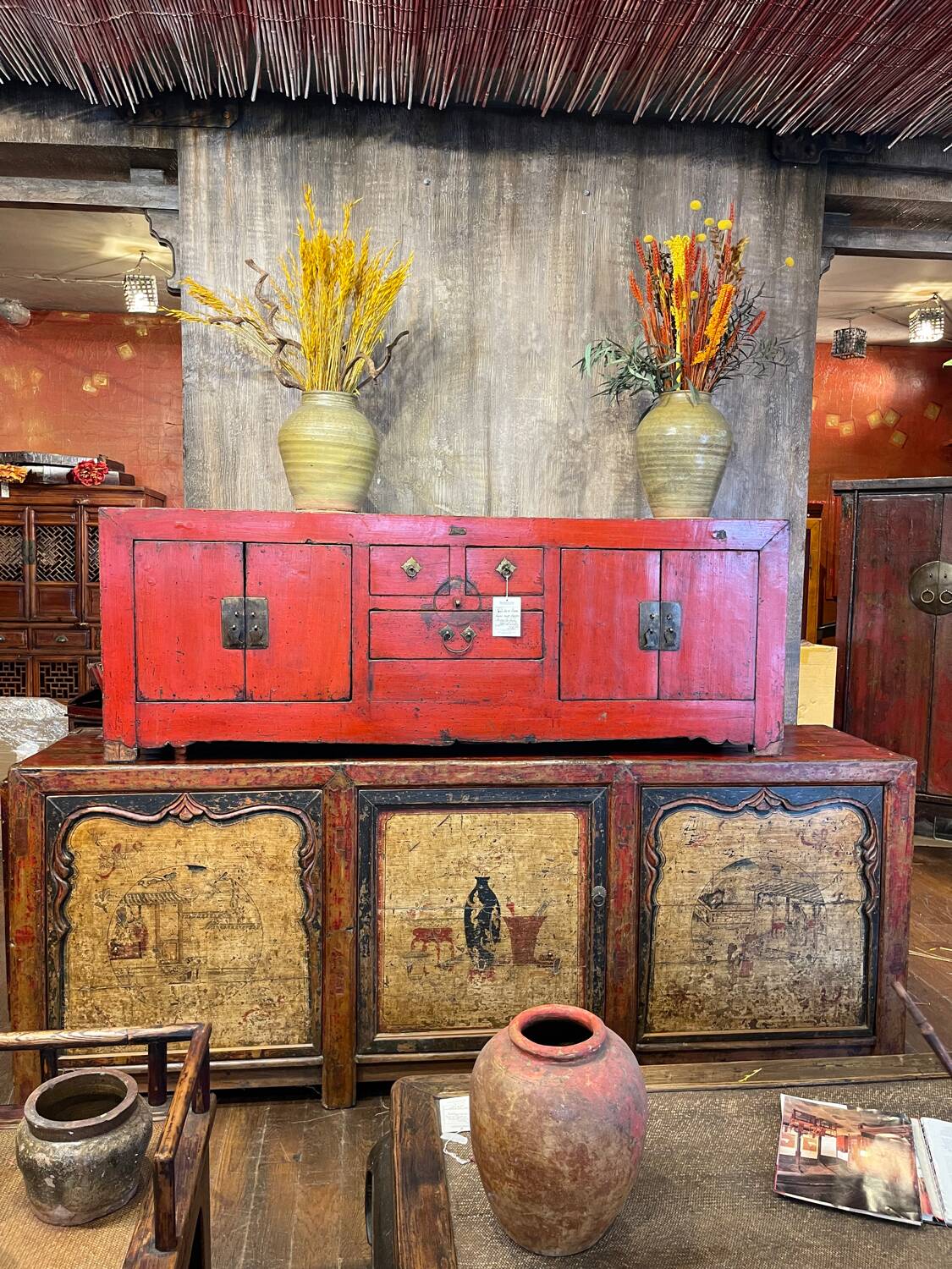Old Chinese sideboard
