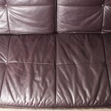 Vintage leather canapé Smala for Cinna, designer Pascal Mourgue, 2000