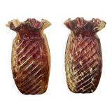 Pair of Clichy vases