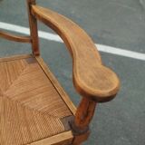 Pair of antique vintage Louis XVI style armchairs