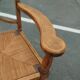 Paire de fauteuils anciens vintage style louis xvi