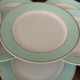12 plates K&G Lunéville, model Meudon