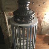 Wood/metal lantern