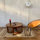 Table basse vintage en bois massif