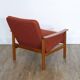 Fauteuil vintage scandinave en teck 1960