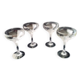 4 Cristal d'Arques Champagne Glasses, Granville Model