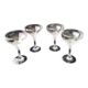 4 Cristal d'Arques Champagne Glasses, Granville Model