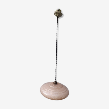 Pink Clichy glass suspension