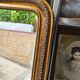 Antique large Louis Philippe mirror, decorated with gilt leaf - "Claude"