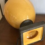 Vintage cracked ceramic lamp