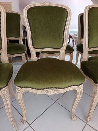 6 Louis XV chairs
