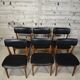 Lot de 6 chaises vintage