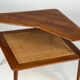 Table basse d'angle danoise Minerva en teck Hvidt Mølgaard-Nielsen