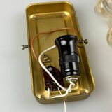 60s 70s wall lamp made of glass metal Bubble Wall Sconce Space Age Germany