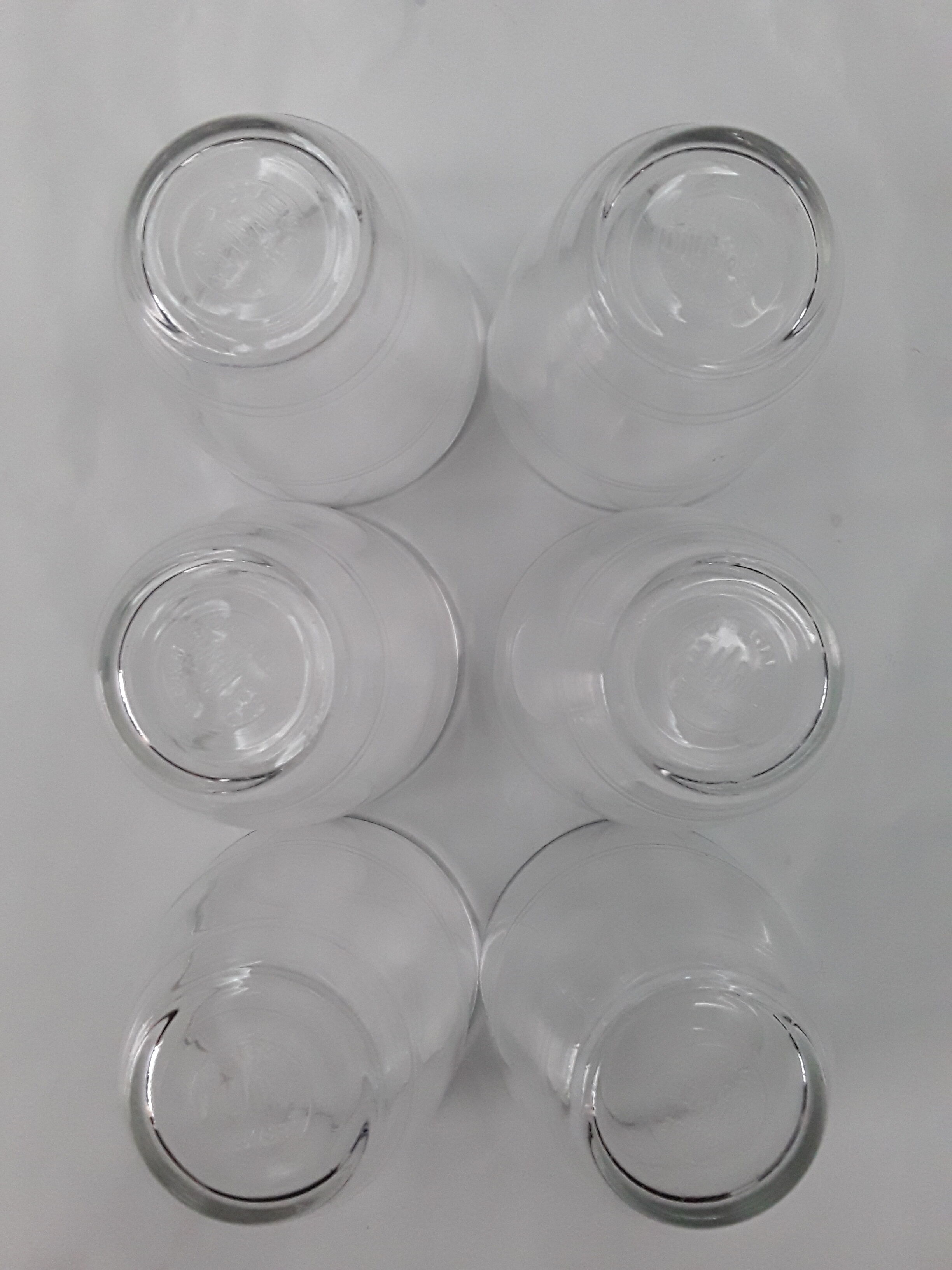 Lot de 6 verres à eau duralex