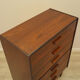 Rosewood chest of drawers, Danish design, 1970s, made in Denmark