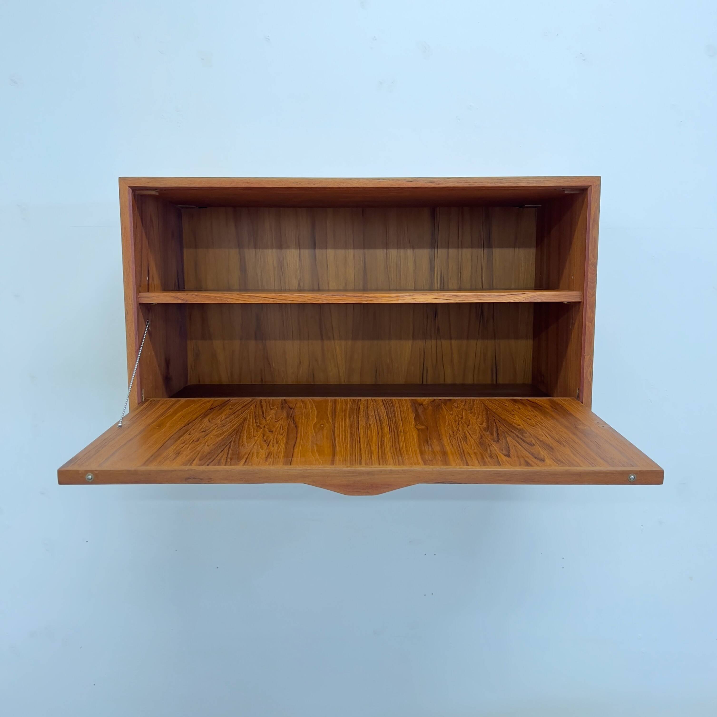 Teak Wall Cabinet By Poul Cadovius For CADO.