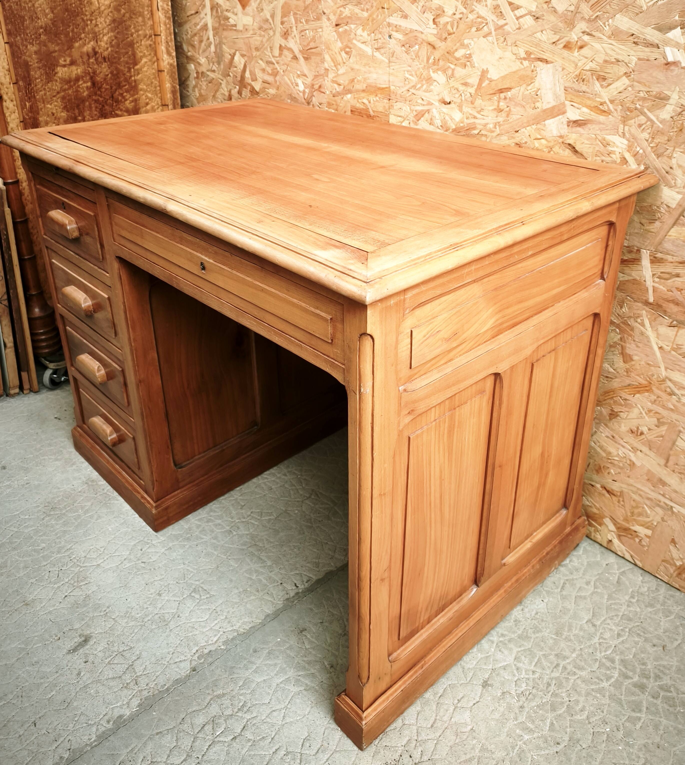 Vintage solid wood desk