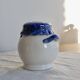 Bonbonnière vintage porcelaine décor citron – Style méditerranéen barbotine