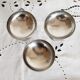 Lot de 3 coupes à glace ou sorbet  , vintage , en inox 18/10, Létang Rémy