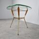 Table basse à trépied italienne du milieu du siècle, années 1950