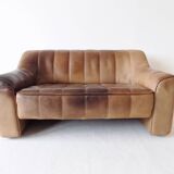 De Sede DS44 2 seater brown leather sofa