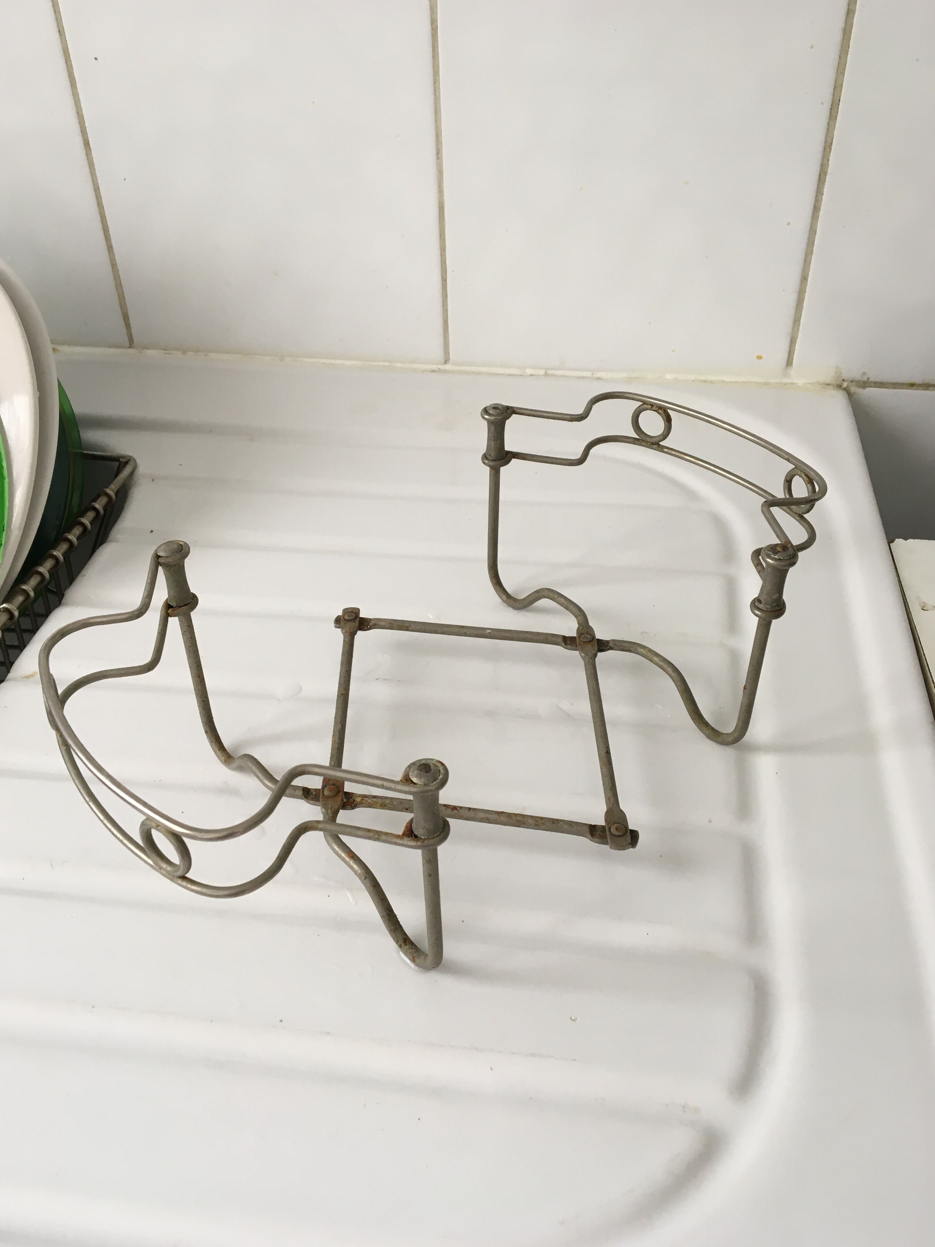 Vintage steel telescopic trifle