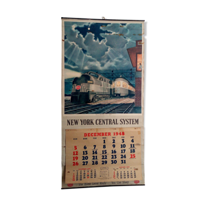 Affiche train New-York central