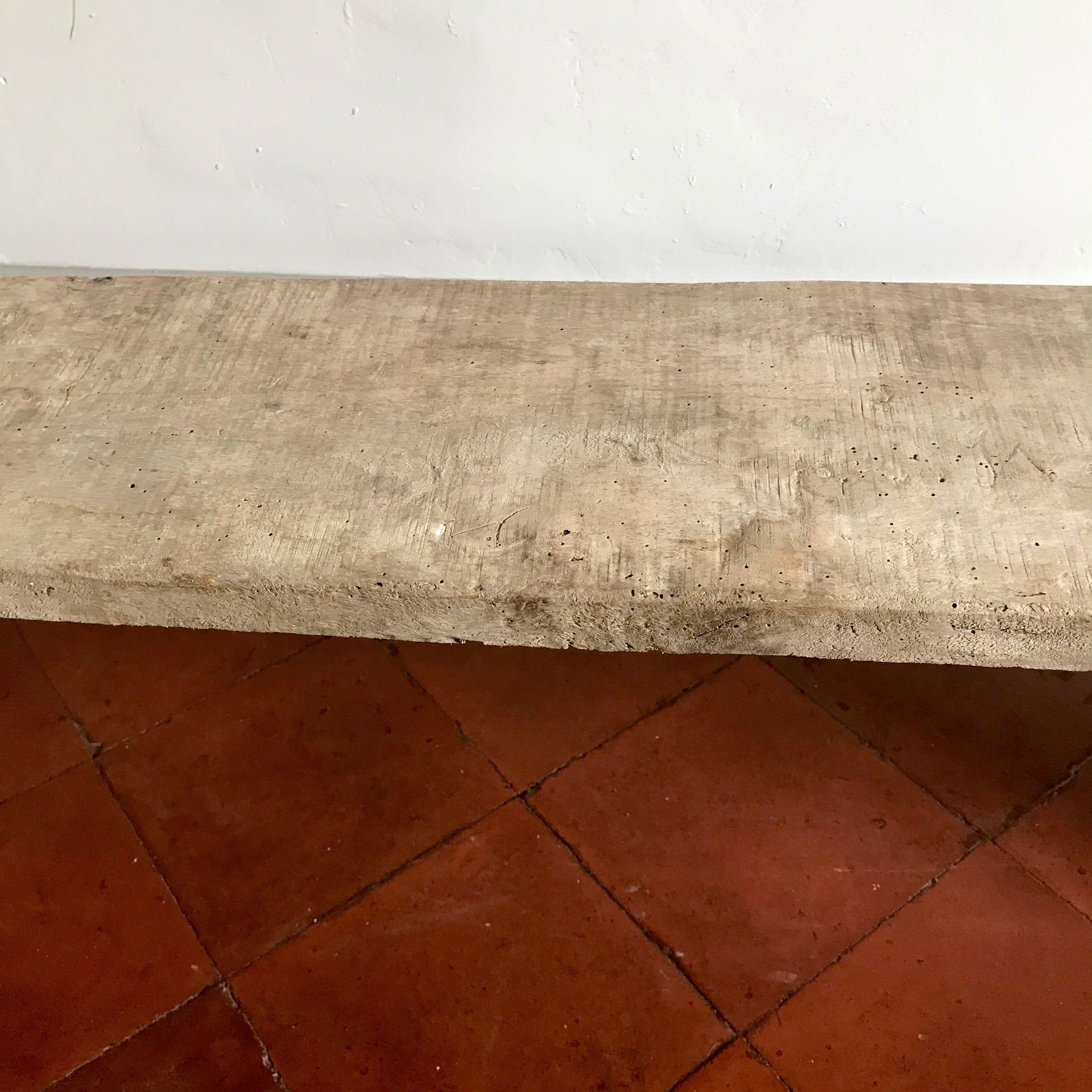 Old wooden bench