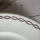Set of 7 flat plates Badonviller Germaine