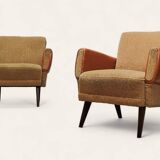Twee mid century fauteuils