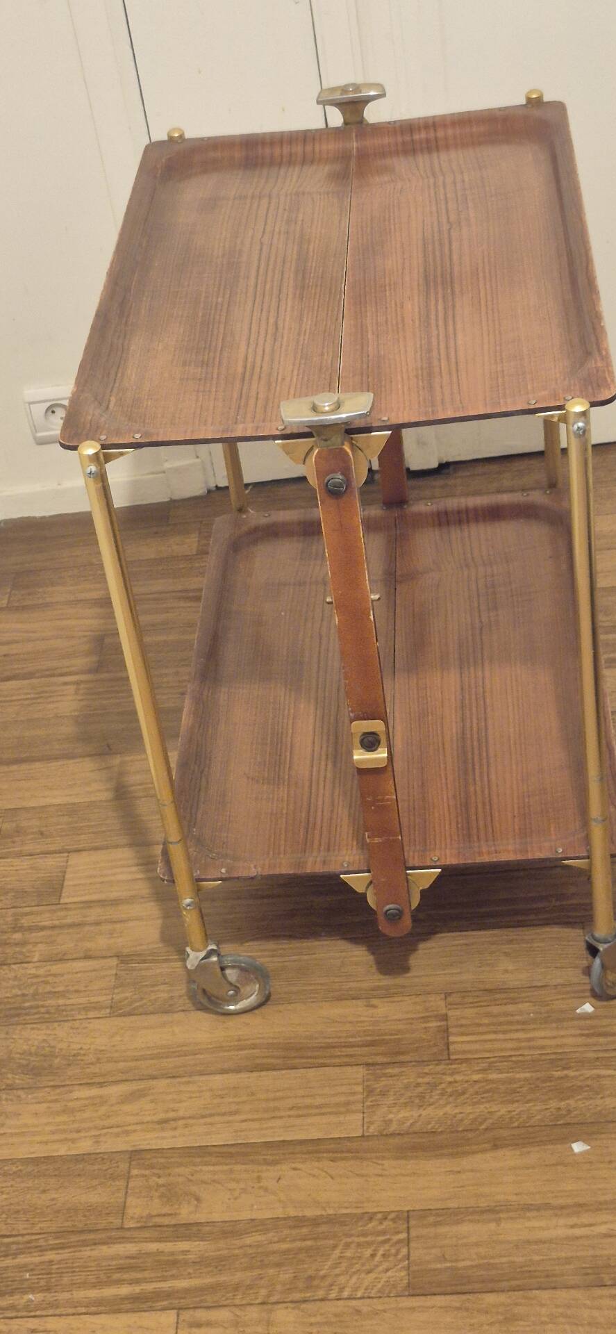 Vintage folding dessert table
