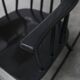 Rocking chair Grandessa en Hêtre noir par Lena Larsson 1960 pour Nesto