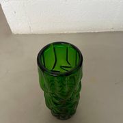Vintage Murano vase , Emerald Green decorative made in Italy