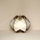 White woven lamp to hang