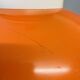 Large orange Space Age dining light