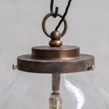 Large Clear Glass Pendant Light