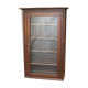 Elegant 18th century solid oak display cabinet.