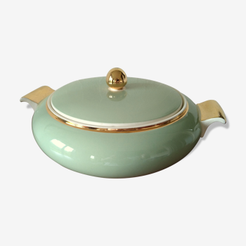 Soupière vert et or Villeroy et Boch