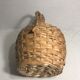 Demijohn bottle 2L old woven Wicker rattan + handle Vintage