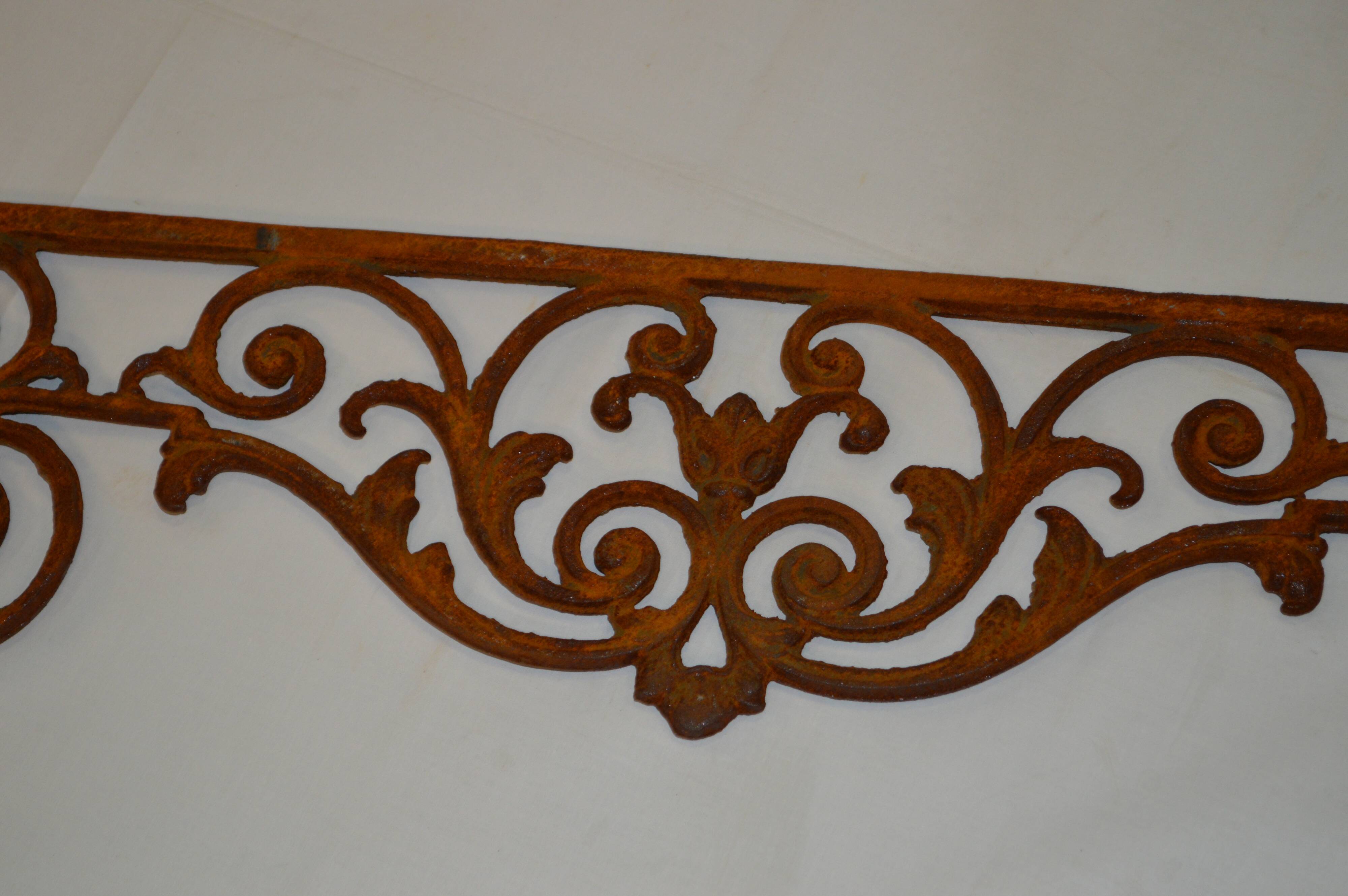 Cast iron balcony