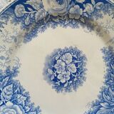 Composition of eight blue plates