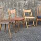 Série de 6 chaises vintage dépareillées