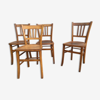 batch of 4 Luterma vintage bistro chairs