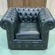 Chesterfield leather armchair from the 70s