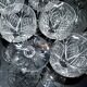 Baccarat set of 35 crystal glasses + 2 flower model carafes 9157 from 1907