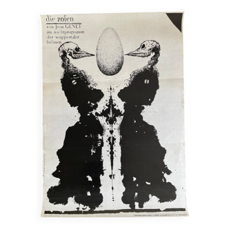 F. Starowieyski (1930-2009), Die Zofen, 1986, Orginal theater poster
