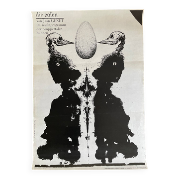 F. Starowieyski (1930-2009), Die Zofen, 1986, Orginal theater poster