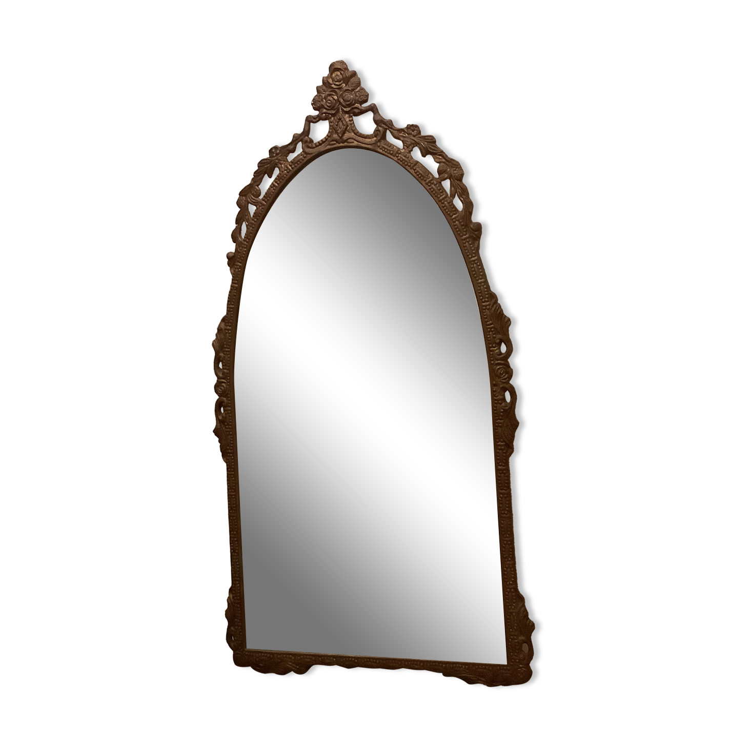 Old metal mirror 68x36cm