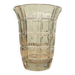 Vase en cristal années